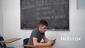Preview 1 of Teen Sex Granny Irene - Student Caught Stealing Phone And Sent To Detention