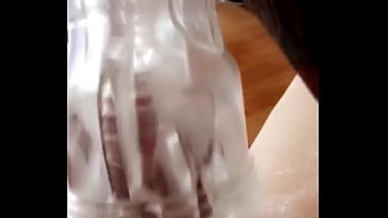 Preview 4 of Sweethearts Special Kate - Tattooed tgirl fucking a clear flesh light for a few hours,  no cum.
