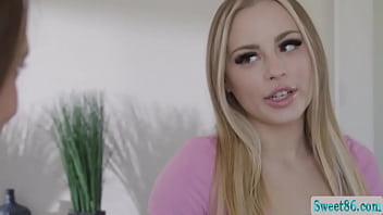Preview 1 of Med Tube - Petite Anna does 69 with blonde masseuse