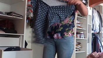 Preview 2 of Napali Sex Vedo - Stepson records me getting dressed,  and I give him permission to cum in my ass.