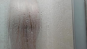 Preview 1 of Step Mom Ask Son Help - taking a shower
