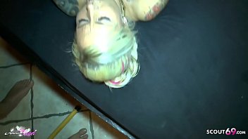 Preview 2 of Babe Migget - Extremer Gangbang f&uuml_r Teen Deutsch Anni Angel in Hamburg - German Group