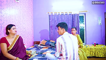 Preview 2 of Laundry Raspe12 - Desi Dirty Indian Servant caught Two Bhabhi ji and Devar having sex when no one at home ( Hindi Audio )