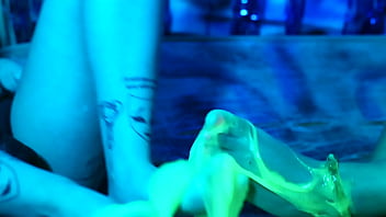 Preview 3 of Shemales Karachi - Messy Foot Worship: Cutie Piie &amp_ Nath