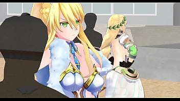 Preview 2 of Masshoga Sex - MMD test2 FGO Artoria $