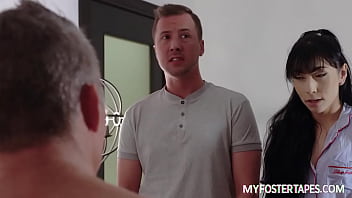 Preview 2 of Real Mum Bf Sexy Movies - This is how family connections are improved with the new Foster daughter. Parents and stepson enjoy a night of pleasure.