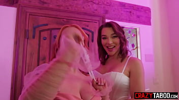 Preview 1 of Espio A Mi Madre Mientras Duerme - Ebony big ass MILF September Reign riding shemales Emma Rose cock after got fucked by horny babe Emma Magnolia