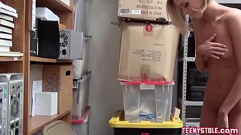 Preview 3 of Big Boob Japnese Mom - Petite teen Judy Jolie caught and fucked by security guard