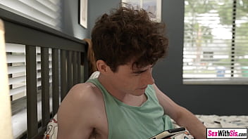 Preview 1 of Mom And Son Fuck Dadd Not Home - Big boobs teen stepsister squirts hard on her step bros huge dick