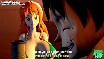 Preview 1 of Emma Mae Blowjob Finish - Nami Siendo Follada Fuertemente Por Luffy [Sub Espa&ntilde_ol]
