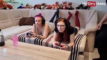 Preview 1 of Hinde Mother Dubbing Xxx - Redhead Cuttie (FinaFoxy) Loves When Her Stepbrother Gets To Fuck Her In Front Of Her Friend - My Dirty Hobby