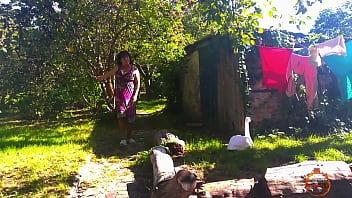 Preview 1 of Asia Boy Fuck - KlaudiaAmbergirl solo outdoor