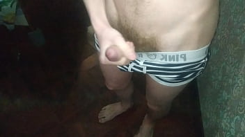 Preview 3 of Bro Cauch Me - Masturbating in front of a mirror
