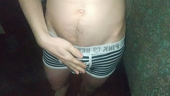 Preview 1 of Bro Cauch Me - Masturbating in front of a mirror