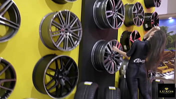 Preview 2 of Dap Luberc - HOT LATINA EN LENNIGS DE GOMA