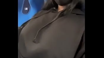 Preview 1 of Pornopo Russki - Naught slut shows tits on train