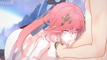 Preview 4 of Hnngaehfw - Genshin Impact Yae Miko Blowjob