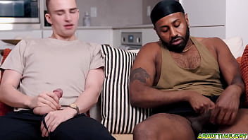 Preview 3 of Xxx Gramin - Ryan Jacobs and Braxton Cruz explores Braxtons curiosity together starting with innocently jerking off next to each other