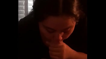 Preview 2 of Young Beautiful Girl Japanese - Ex Giving sloppy Head