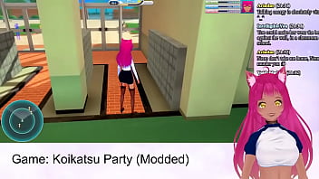 Preview 3 of Kink Karmen Karma - VTuber LewdNeko Plays Koikatsu Party Part 3