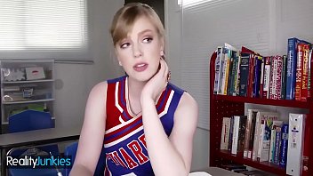Preview 1 of True Peeping - Cheerleader Dolly Leigh fucks teacher - Reality s