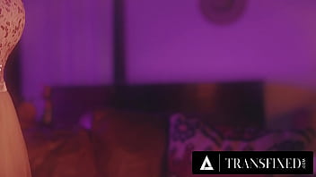 Preview 2 of Tanteng Tube - TRANSFIXED - Trans Beauty Lucy Hart CREAMPIES Instructor Maddy May After Their Romantic Dance Lesson
