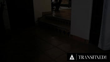 Preview 1 of Tanteng Tube - TRANSFIXED - Trans Beauty Lucy Hart CREAMPIES Instructor Maddy May After Their Romantic Dance Lesson