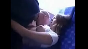Preview 2 of Sex Gf Malay 1 - Amateur Couple Fooling Around In Train