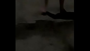 Preview 4 of Guru Tua Diperkosa Dishcoll - Naked Driver walks naked and pisses in the street at night,  March first 2021