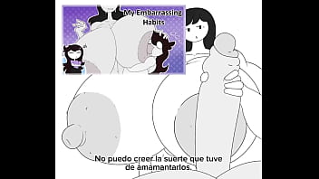 Preview 2 of Bert Big Oral - Jaiden nos explica lo puta que es su madre y como masturba a fans Animaci&oacute_n en espa&ntilde_ol