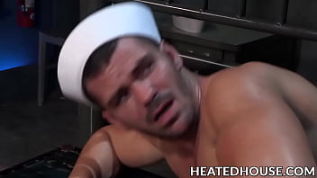 Preview 3 of Iparku Bugil - Muscular naval officer humiliates and fucks young sailor