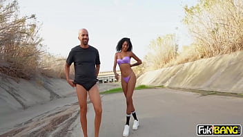 Preview 1 of Xxxvbiohb Hd - Barbie Rous Xplore Her Assets in Public
