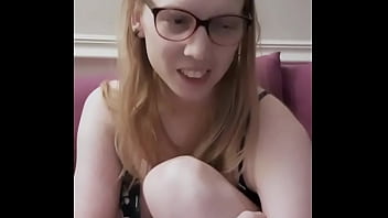 Preview 1 of Ariella Farrer Pov - Cute awkward tranny strokes her thick hard cock