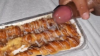 Preview 3 of Horny Mistreated Milf - Cum on my Food CUMpilation part 2