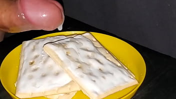 Preview 1 of Horny Mistreated Milf - Cum on my Food CUMpilation part 2