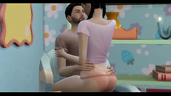 Preview 2 of Hd Beeg Seks - Estoy a cargo de mi peque&ntilde_a sobrina quien se aburre de sus juguetes y quiere jugar con mi verga dura y que le haga caballito