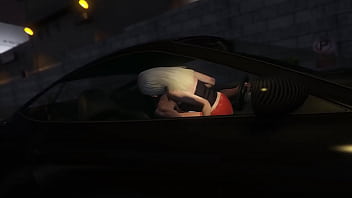 Preview 4 of Ladyboys Big Boobs - GTA 5 - Franklin gets another Hooker service