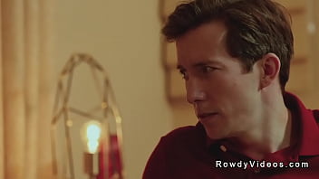 Preview 2 of Shaved Pregnant Bitch Fucking F - Neigbor anal fucking with college gay in bedroom