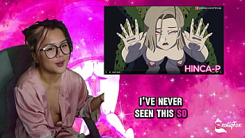 Preview 1 of Pornhub Deep Throat - FILL ME UP LIKE HOW HE DID ANDROID 18 - Reacting To Hinca P&#039_s Perfect Cell ExotiqFox Solo Gooner Girl Masturbation