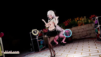 Preview 2 of Squeshing Boobs - 崩坏3MMD 大月下 德丽莎 裸舞