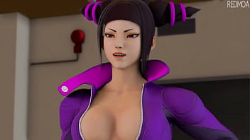 Preview 1 of My Yonger Daughter - Cammy tiene que pagar una apuesta luego de perder contra Juri (Redmoa)