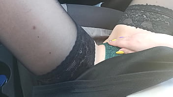 Preview 1 of Jura Jordan - I PAID THE TAXI DRIVER WITH A BLOWJOB!!!