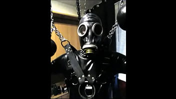 Preview 3 of Jadan Msaj - 067 Rubber Gimp Photo Shooting.