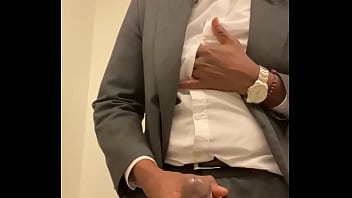 Preview 4 of Bhed - Pierre masturbates in the bathroom at work