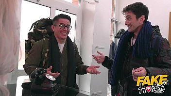 Preview 1 of Xxx Yang Gay Fak Fak Videos - Fake Hostel Kathy Anderson fucks Italian and Mexican boys