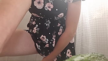 Preview 2 of Nurse Cum Over And Over - Cucumbers in My Pussy