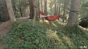 Preview 1 of Sex With Sister During Sleep - hammock fun sex | liz and ted