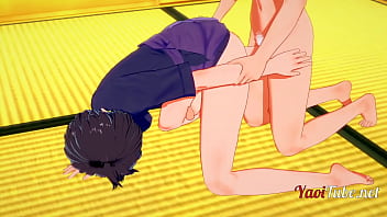 Preview 3 of Joi Rene5 - Inuyasha - Inuyasha x Miroku Handjob,  Blowjob Doggy Style Bareback - Yaoi 3D