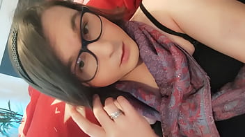 Preview 1 of Hous Wife Gangbang - Ladyboy Anallisa solo with lila dildo in her mouth and ass - she fucks her wet little pussy until she have orgasm and screams loud on cam
