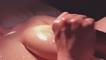 Preview 4 of Mom Hot Girls Sex - Sneaky and Slippery Big Boob Fuck